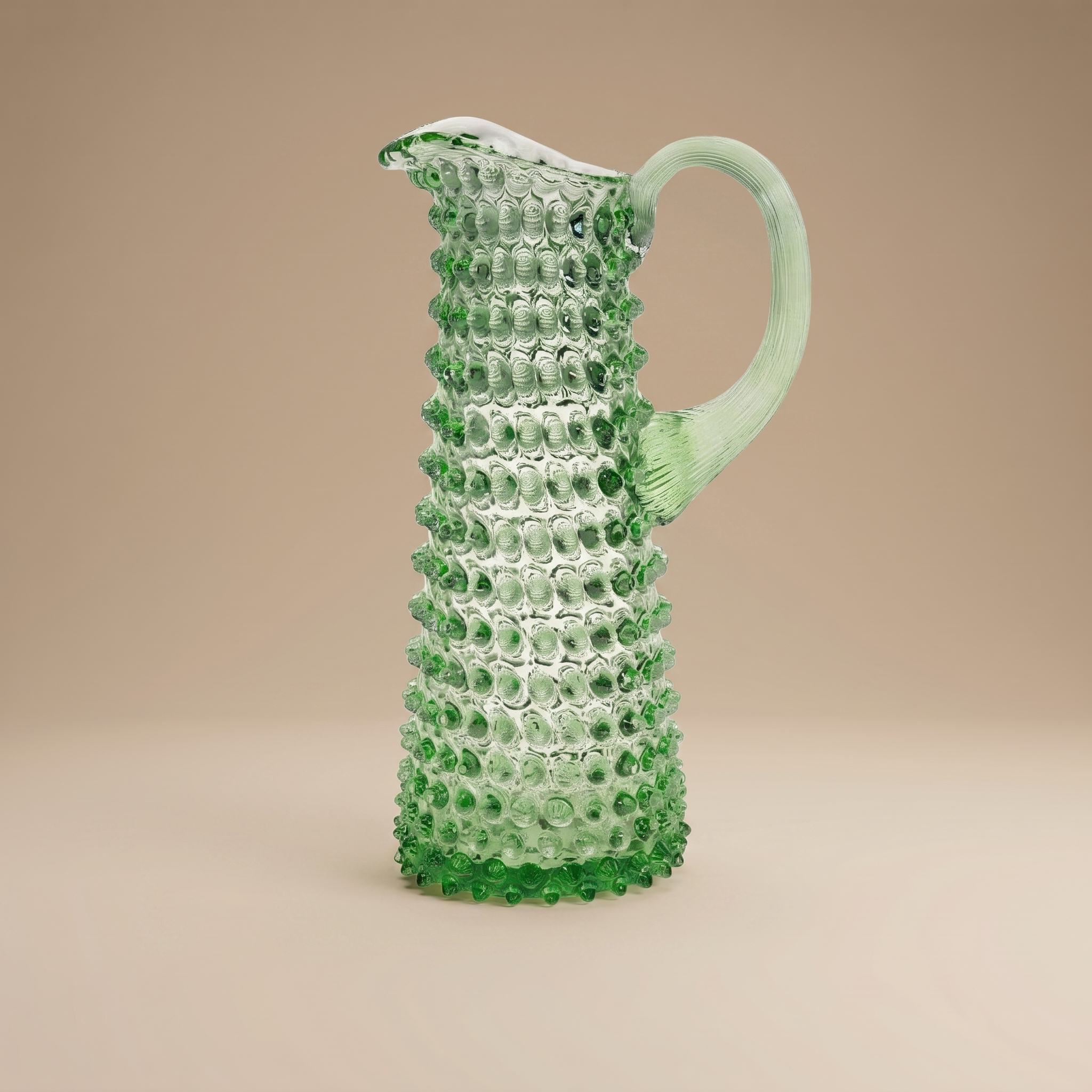 KLIMCHI - HOBNAIL JUG TALL - LIGHT GREEN