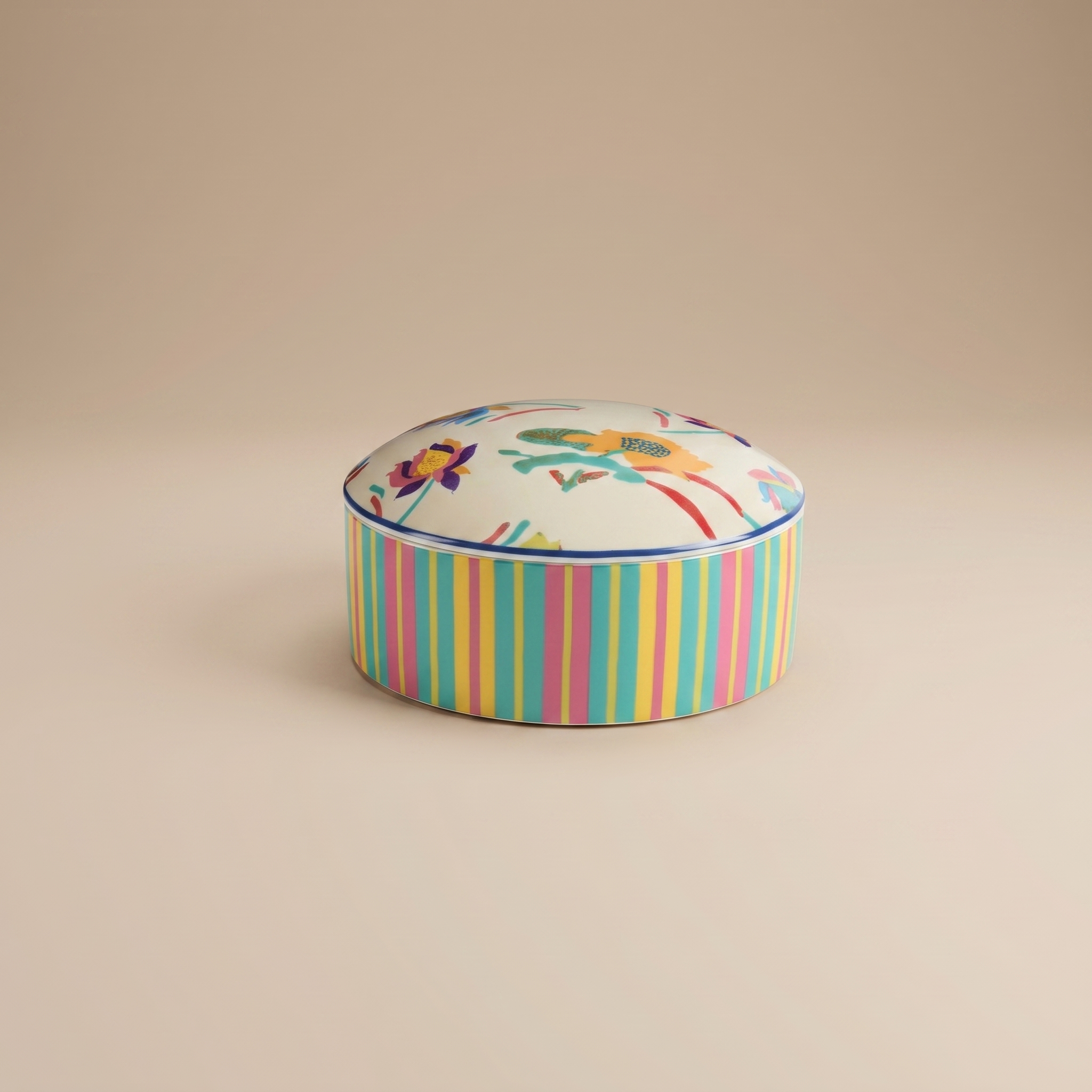 LISA CORTI - JEWELRY BOX - PORCELAIN JAPANISE CREAM