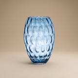 KLIMCHI - KUGEL VASE TALL - BLUE SMOKE