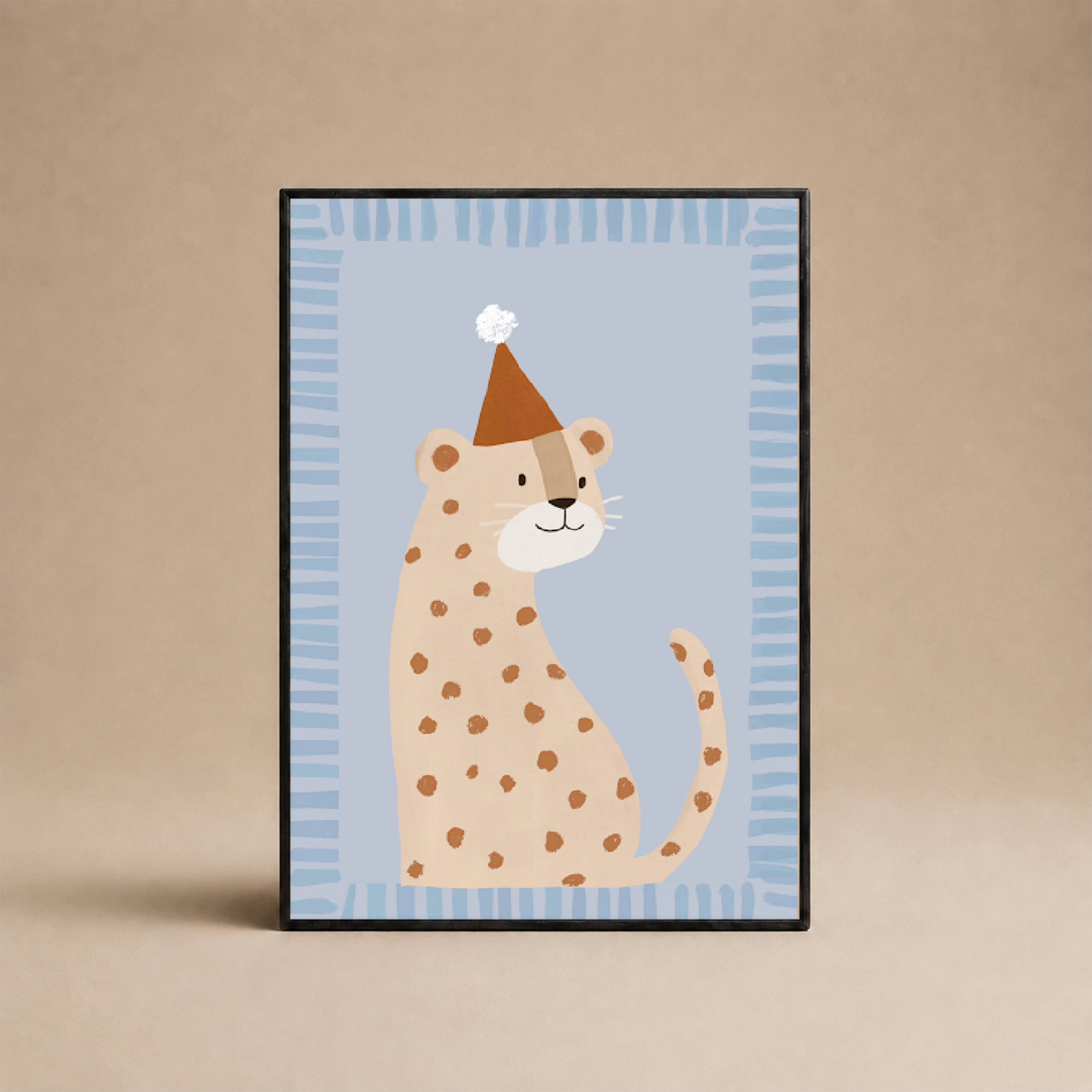 GATO - LEOPARDO CON SOMBRERO