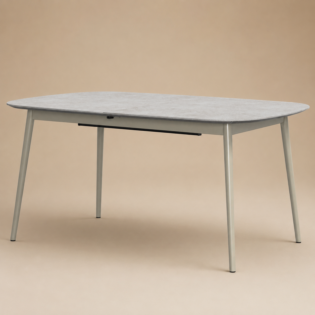 Mesa de comedor extensible Kingston Tablero Cerámica Gris