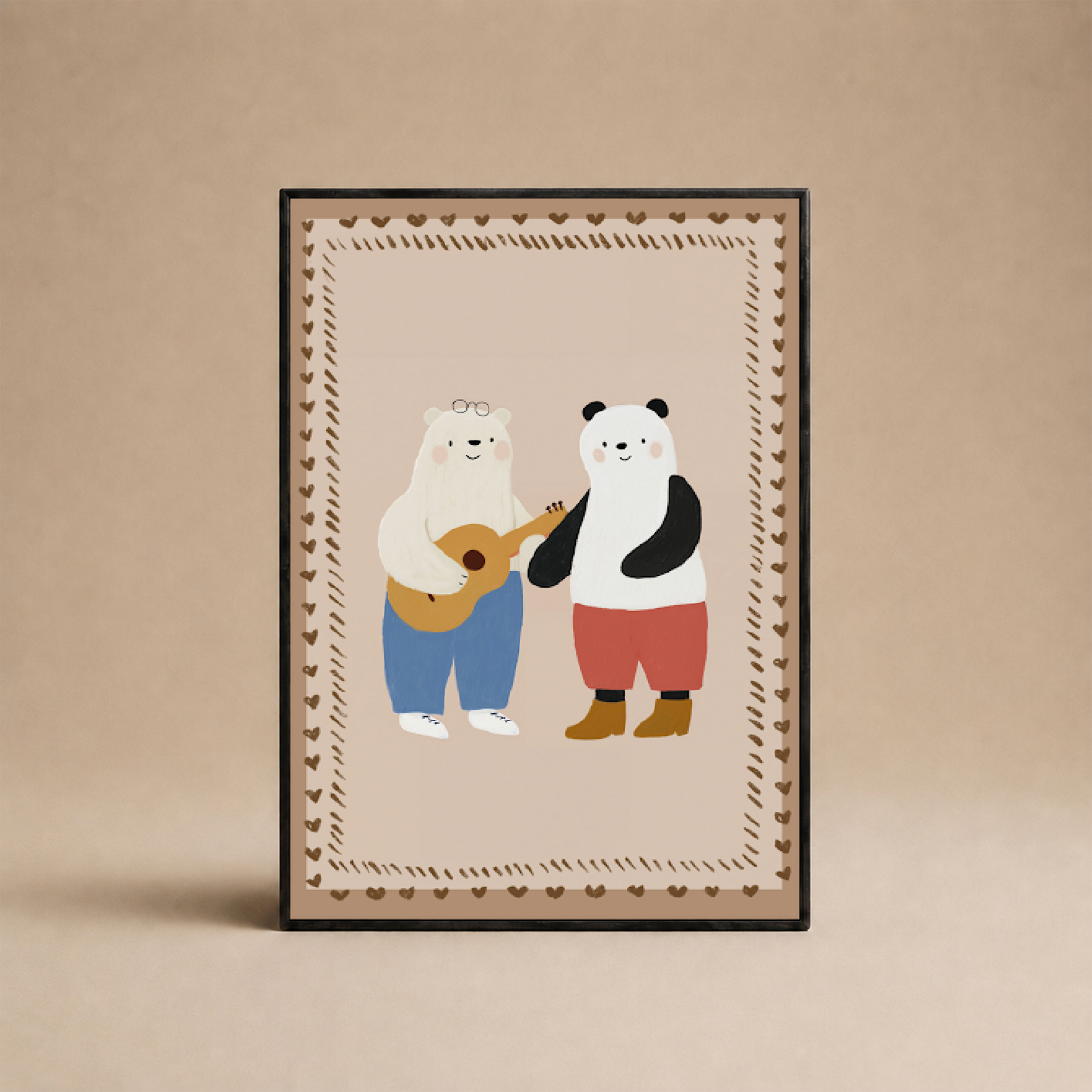 OSO - PANDA Y GUITARRA