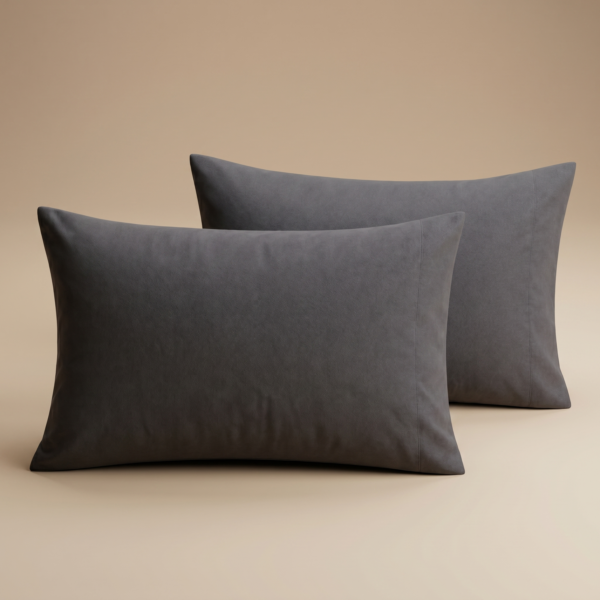 PACK DE FUNDAS DE ALMOHADA KING 400 HILOS CHARCOAL
