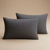 PACK DE FUNDAS DE ALMOHADA KING 400 HILOS CHARCOAL