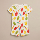 PIJAMA POLO Y SHORT HELADOS 100% ALGODÓN PIMA
